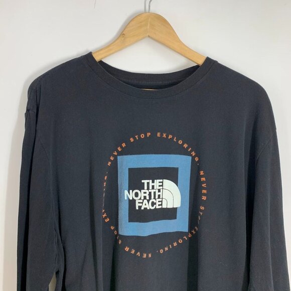 The North Face Men's GEO Never Stop Exploring Cotton Long Sleeve T Shirt Size XL - Picture 4 of 12
